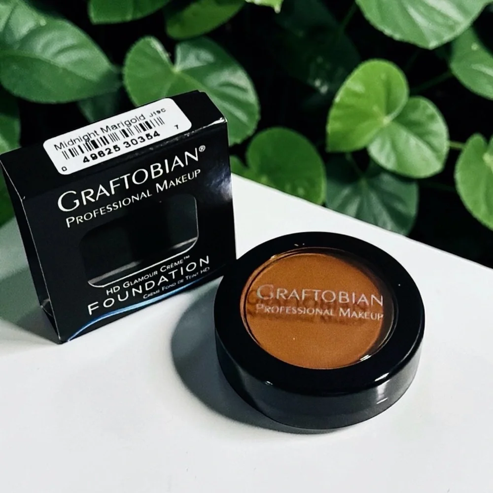 Graftobian HD Glamour Crème Foundation 1/2oz, Midnight Marigold Makeup